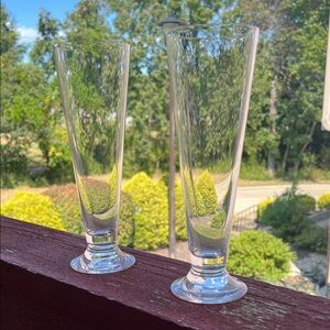 Vintage Marquis by Waterford Pilsner Beer Glasses.